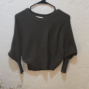 Philosophy Olive Crew Neck Sweater